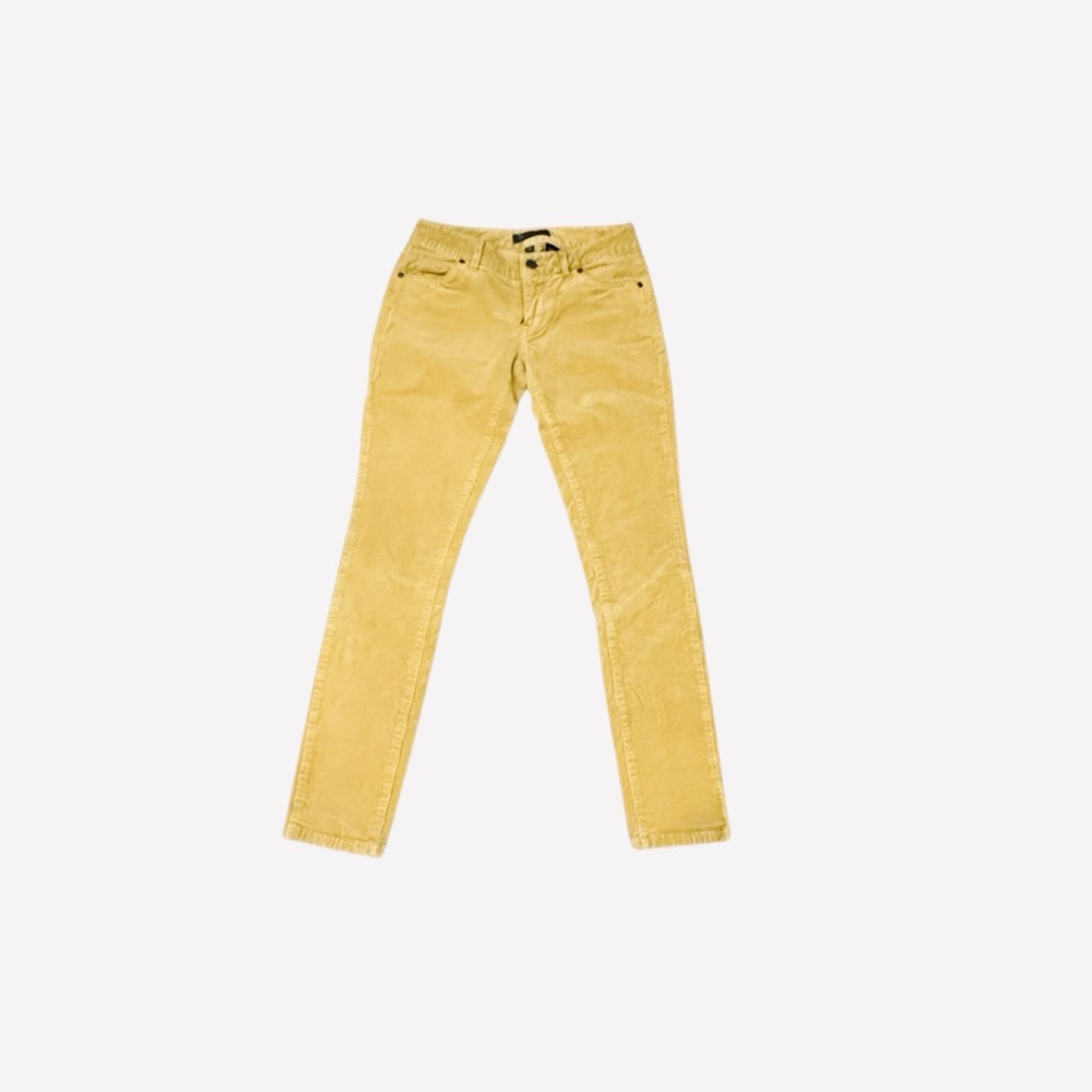 Outback Red Skinny Mustard Yellow Corduroy Pants